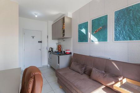Studio à venda com 32m², 1 quarto e sem vagaSala