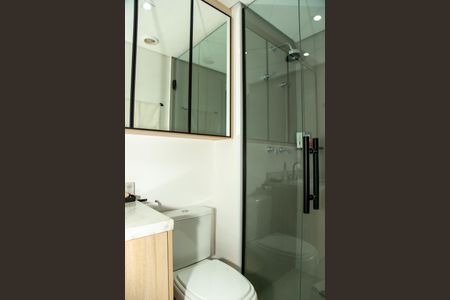 Studio para alugar com 33m², 1 quarto e sem vaga Studio para alugar com 33m², 1 quarto e sem vagaBanheiro