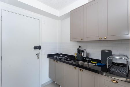 Cozinha  de apartamento para alugar com 2 quartos, 35m² em Parque Industrial Tomas Edson, São Paulo