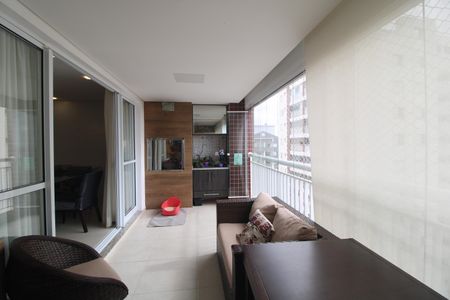 Varanda da Sala de apartamento à venda com 3 quartos, 124m² em Jardim Consorcio, São Paulo