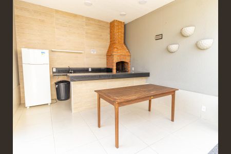 Área comum - Churrasqueira de apartamento para alugar com 1 quarto, 35m² em Mooca, São Paulo