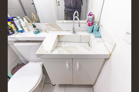Banheiro de apartamento para alugar com 1 quarto, 35m² em Mooca, São Paulo