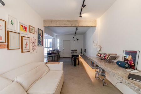 Sala de apartamento para alugar com 1 quarto, 70m² em Pinheiros, São Paulo