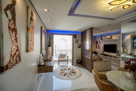 Sala de estar de apartamento à venda com 2 quartos, 65m² em Tatuapé, São Paulo