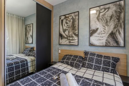 Quarto de apartamento à venda com 1 quarto, 30m² em Indianópolis, São Paulo