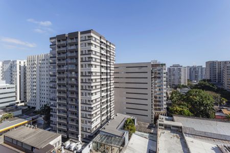 Vista da Varanda de apartamento à venda com 1 quarto, 30m² em Indianópolis, São Paulo