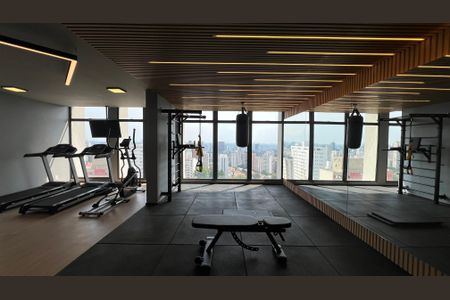 Studio à venda com 28m², 1 quarto e sem vagaAcademia