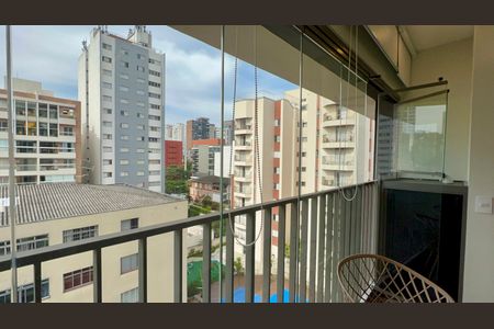 Varanda de kitnet/studio à venda com 1 quarto, 28m² em Cerqueira César, São Paulo