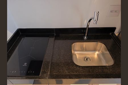 Cozinha de kitnet/studio para alugar com 1 quarto, 20m² em Vila Mariana, São Paulo