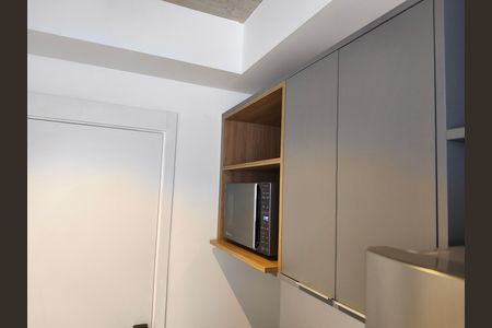 Cozinha de kitnet/studio para alugar com 1 quarto, 20m² em Vila Mariana, São Paulo