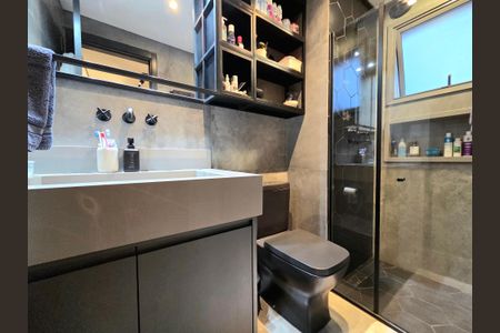 Apartamento à venda com 65m², 1 quarto e 1 vagaBanheiro da Suíte