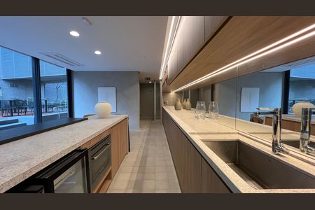 Área comum de kitnet/studio para alugar com 1 quarto, 37m² em Pinheiros, São Paulo
