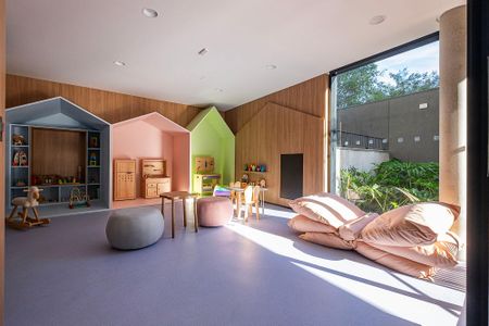 Área comum - Brinquedoteca de apartamento para alugar com 1 quarto, 37m² em Pinheiros, São Paulo