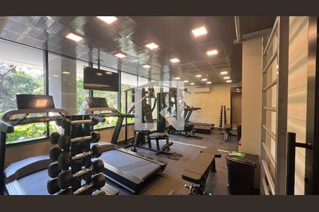 Área comum - Academia de apartamento para alugar com 1 quarto, 37m² em Pinheiros, São Paulo
