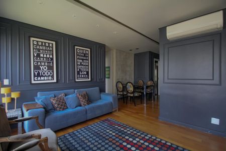 Sala de apartamento para alugar com 2 quartos, 70m² em Panamby, São Paulo