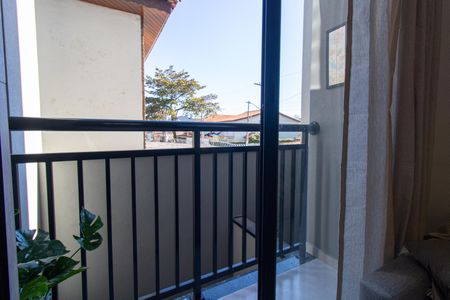 Varanda da Sala de apartamento à venda com 1 quarto, 30m² em Vila Nova Carolina, São Paulo