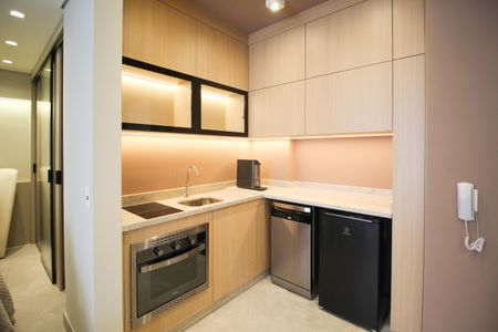 Studio para alugar com 41m², 1 quarto e sem vaga Studio para alugar com 41m², 1 quarto e sem vagaCozinha