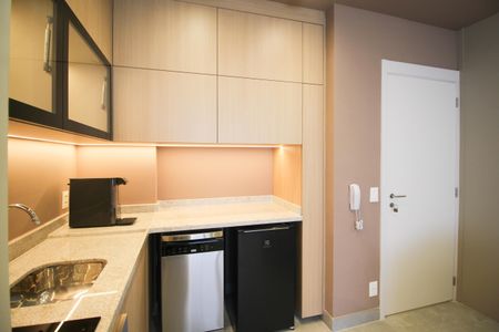 Studio para alugar com 41m², 1 quarto e sem vaga Studio para alugar com 41m², 1 quarto e sem vagaCozinha