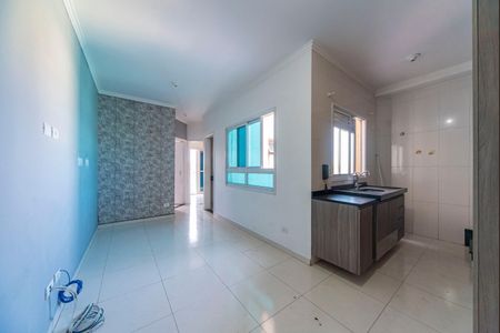 Sala de apartamento à venda com 2 quartos, 80m² em Parque Capuava, Santo André