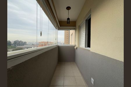 Varanda gourmet de apartamento à venda com 3 quartos, 76m² em Campestre, Santo André