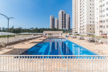 Área comum - Piscina de apartamento para alugar com 2 quartos, 49m² em Vila Mogilar, Mogi das Cruzes