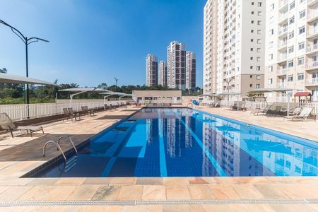Área comum - Piscina de apartamento para alugar com 2 quartos, 49m² em Vila Mogilar, Mogi das Cruzes