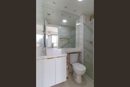 Apartamento para alugar com 28m², 1 quarto e sem vaga Apartamento para alugar com 28m², 1 quarto e sem vagaBanheiro da Suíte