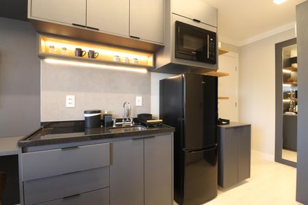 Studio à venda com 24m², 1 quarto e sem vagaCozinha