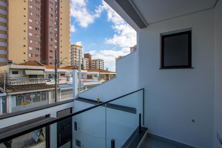 Varanda Suíte 1 de casa à venda com 3 quartos, 230m² em Jardim Bela Vista, Santo André