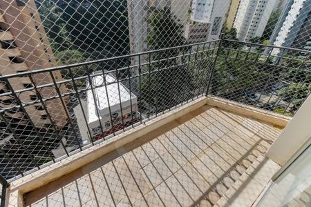 Varanda da Sala de apartamento à venda com 3 quartos, 97m² em Vila Andrade, São Paulo