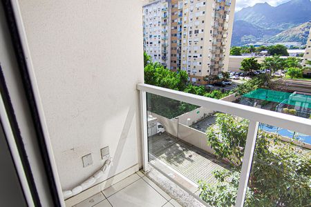 Varanda da Sala de apartamento para alugar com 2 quartos, 54m² em Anil, Rio de Janeiro