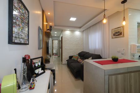 Sala de apartamento à venda com 2 quartos, 106m² em Vila Príncipe de Gales, Santo André