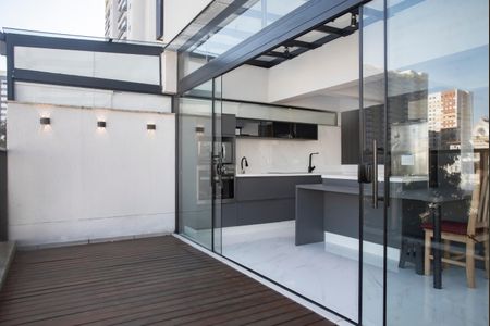 Varanda de kitnet/studio à venda com 1 quarto, 60m² em Chácara Inglesa, São Paulo