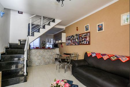 Sala de casa à venda com 3 quartos, 120m² em Jardim Progresso, Santo André