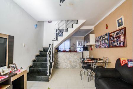 Sala de casa à venda com 3 quartos, 120m² em Jardim Progresso, Santo André
