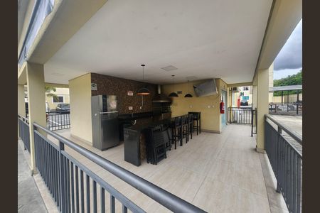 Área comum - Churrasqueira de apartamento para alugar com 1 quarto, 40m² em Vila Lage, São Gonçalo