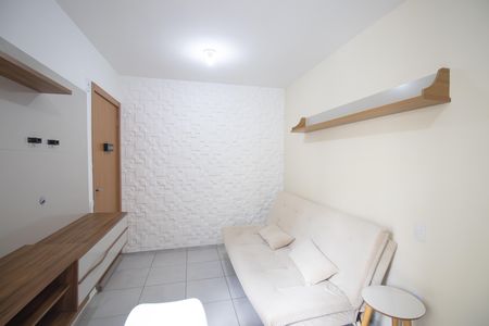 Sala de apartamento para alugar com 1 quarto, 40m² em Vila Lage, São Gonçalo
