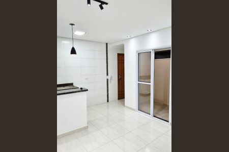 Cozinha de apartamento à venda com 2 quartos, 39m² em Jardim Cristiane, Santo André