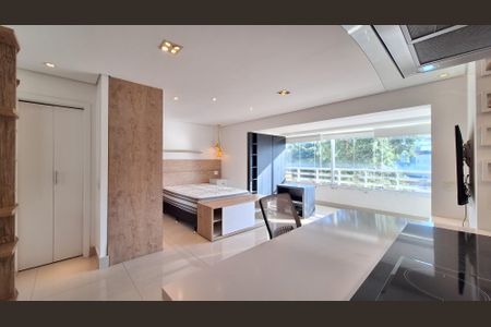 Sala/Quarto de apartamento à venda com 1 quarto, 51m² em Vila Anglo Brasileira, São Paulo