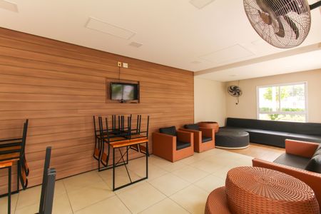 Apartamento para alugar com 38m², 1 quarto e 1 vaga Apartamento para alugar com 38m², 1 quarto e 1 vagaÁrea comum - Salão de festas