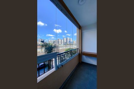 Varanda de kitnet/studio para alugar com 1 quarto, 25m² em Belenzinho, São Paulo