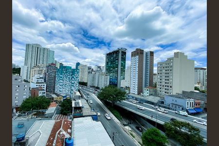Vista da Sala de apartamento para alugar com 2 quartos, 35m² em Bela Vista, São Paulo