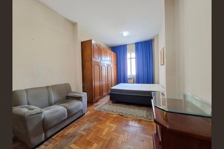 Sala/Quarto  de apartamento à venda com 1 quarto, 40m² em Centro, Rio de Janeiro