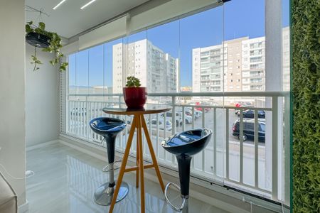 Varanda da Sala de apartamento à venda com 2 quartos, 55m² em Vila Independencia, São Paulo