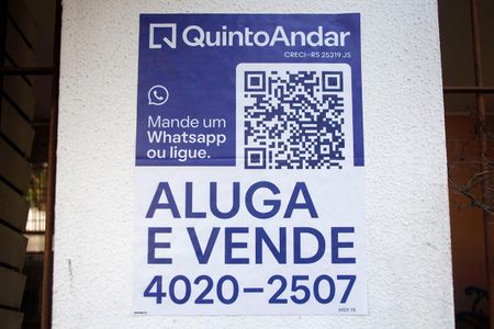 Plaquinha de apartamento à venda com 1 quarto, 34m² em Higienópolis, Porto Alegre