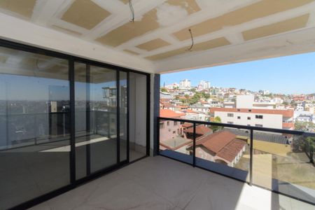 Varanda da Sala de apartamento à venda com 3 quartos, 155m² em Barreiro, Belo Horizonte