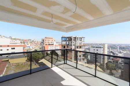 Varanda da Sala de apartamento à venda com 3 quartos, 155m² em Barreiro, Belo Horizonte