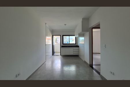Sala de apartamento à venda com 2 quartos, 62m² em Vila Linda, Santo André