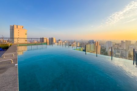 Studio para alugar com 27m², 1 quarto e sem vagaPiscina