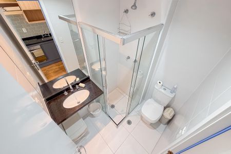 Studio para alugar com 27m², 1 quarto e sem vagaBanheiro